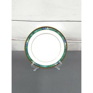 Lenox Bread and Butter Plate Debut Collection Kelly Green 6.5"